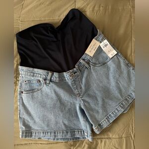 Abercrombie “The Dad Short” Maternity denim shorts / size 30 (10) / NWT
